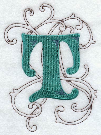 Wild Side Letter T - 8 1/2 Inch