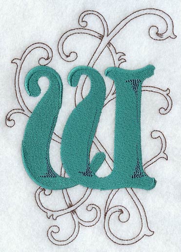 Wild Side Letter W - 8 1/2 Inch