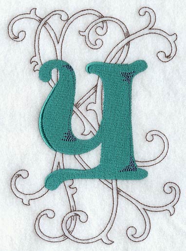 Wild Side Letter Y - 8 1/2 Inch