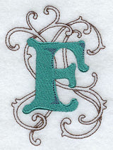 Wild Side Letter F - 8 1/2 Inch
