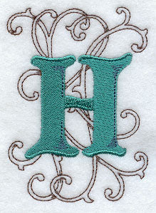 Wild Side Letter H - 8 1/2 Inch