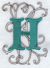 Wild Side Letter H - 8 1/2 Inch