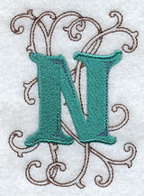 Wild Side Letter N - 8 1/2 Inch