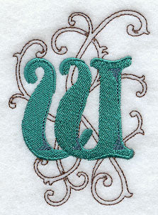 Wild Side Letter W - 8 1/2 Inch