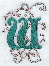 Wild Side Letter W - 8 1/2 Inch