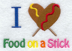 I Love Food on a Stick
