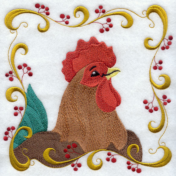 Country Rooster Square