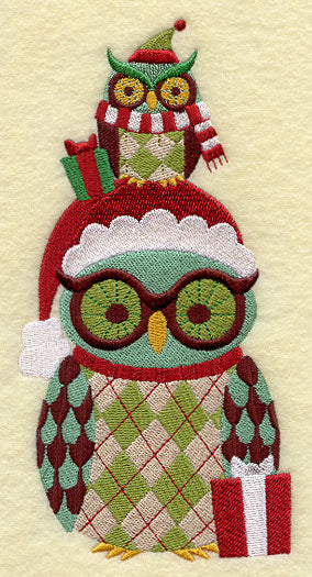 Retro Holiday Gifts Owl