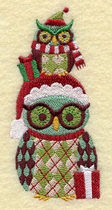 Retro Holiday Gifts Owl
