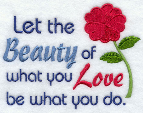 The Beauty of What You Love