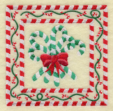 Candy Cane Square