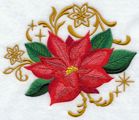 Christmas Poinsettia with Echoes