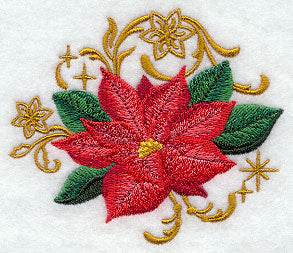 Christmas Poinsettia with Echoes