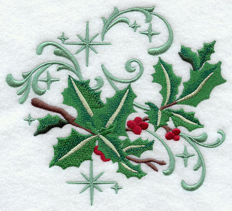 Christmas Holly with Echoes