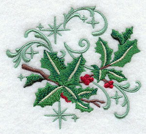 Christmas Holly with Echoes