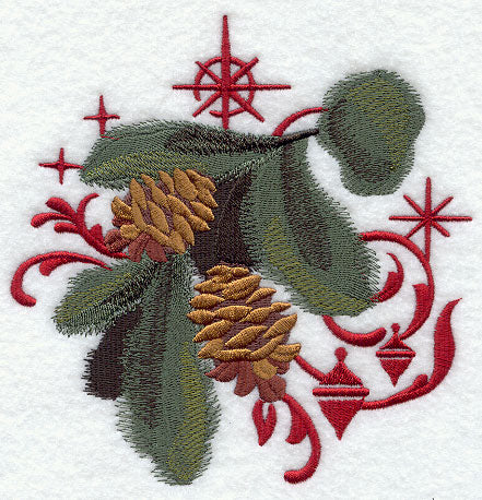 Christmas Pine Boughs with Echoes