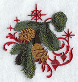 Christmas Pine Boughs with Echoes