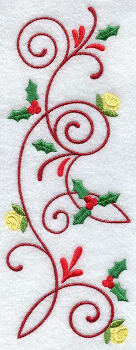 Christmas Holly Spray