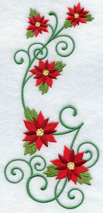 Christmas Poinsettias Spray