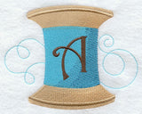 Spool of Thread Letter A - 4.85 Inch