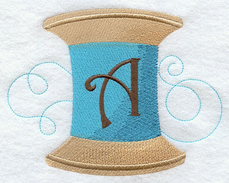 Spool of Thread Letter A - 4.85 Inch