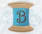 Spool of Thread Letter B - 4.85 Inch