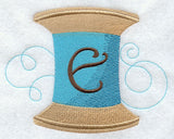 Spool of Thread Letter E - 4.85 Inch