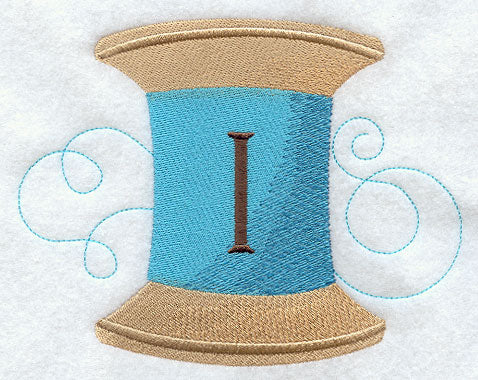 Spool of Thread Letter I - 4.85 Inch