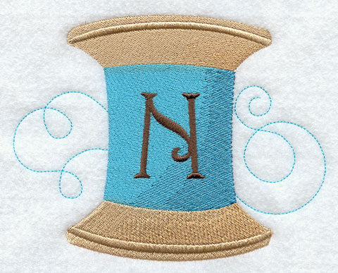 Spool of Thread Letter N - 4.85 Inch