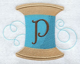 Spool of Thread Letter P - 4.85 Inch