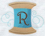Spool of Thread Letter R - 4.85 Inch