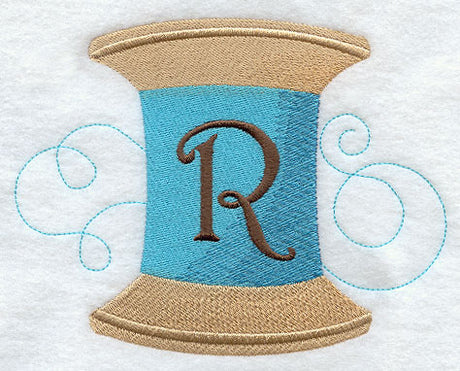 Spool of Thread Letter R - 4.85 Inch