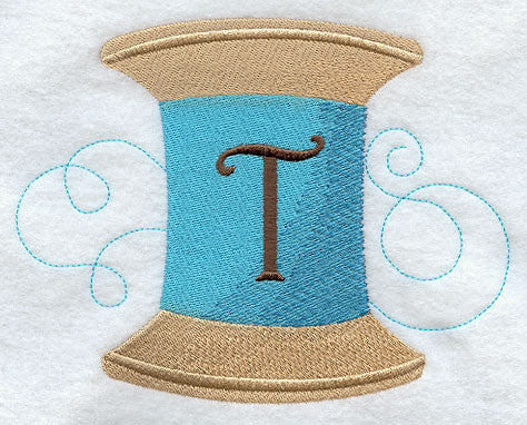 Spool of Thread Letter T - 4.85 Inch