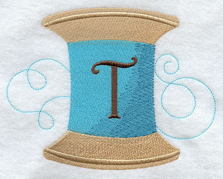 Spool of Thread Letter T - 4.85 Inch
