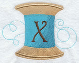 Spool of Thread Letter X - 4.85 Inch