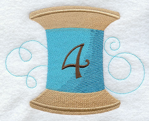 Spool of Thread Number 4 - 4.85 Inch