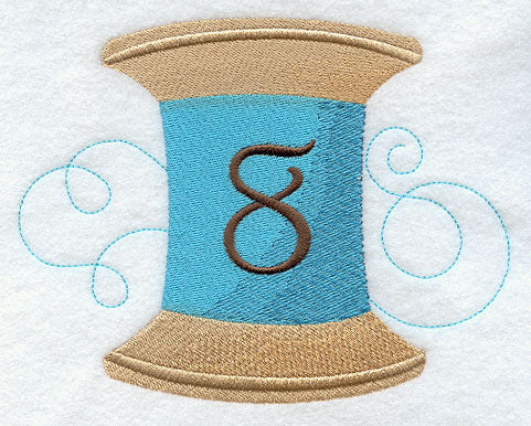 Spool of Thread Number 8 - 4.85 Inch