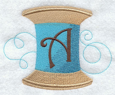 Spool of Thread Letter A - 4.85 Inch