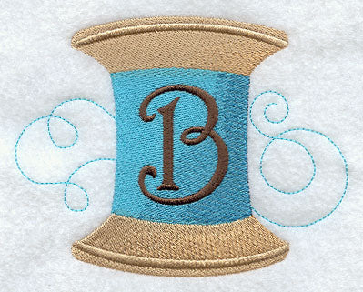Spool of Thread Letter B - 4.85 Inch