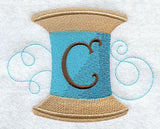 Spool of Thread Letter C - 4.85 Inch