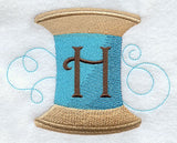 Spool of Thread Letter H - 4.85 Inch