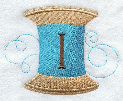 Spool of Thread Letter I - 4.85 Inch