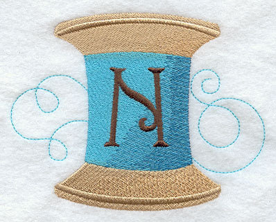Spool of Thread Letter N - 4.85 Inch