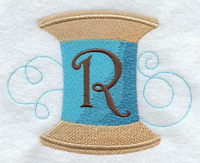 Spool of Thread Letter R - 4.85 Inch
