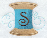 Spool of Thread Letter S - 4.85 Inch