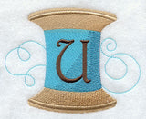 Spool of Thread Letter U - 4.85 Inch