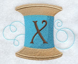 Spool of Thread Letter X - 4.85 Inch
