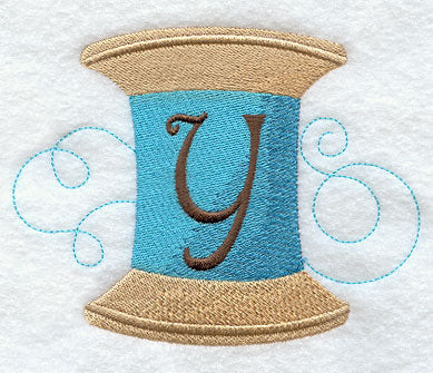 Spool of Thread Letter Y - 4.85 Inch
