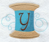 Spool of Thread Letter Y - 4.85 Inch