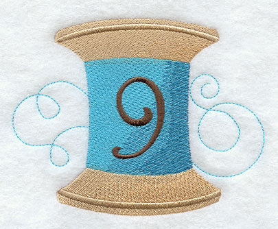 Spool of Thread Number 9 - 4.85 Inch